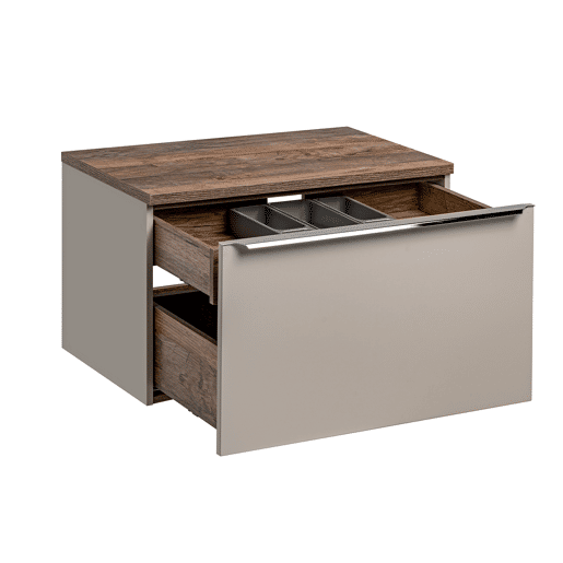 Móvel lavatório 80cm Éros Taupe