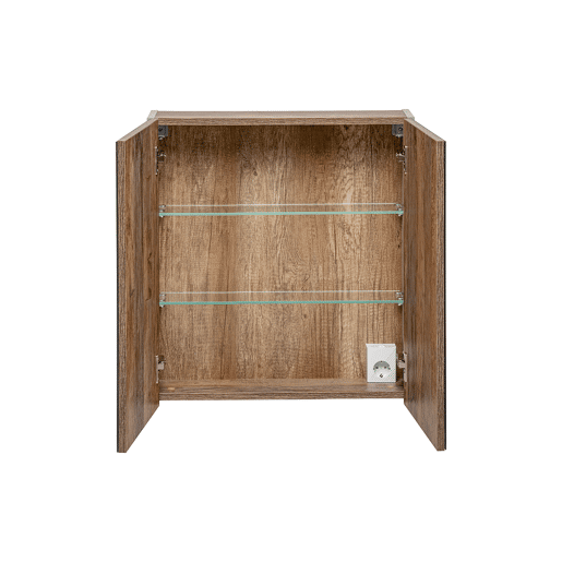 Espelho armário mural 60cm Éros Taupe