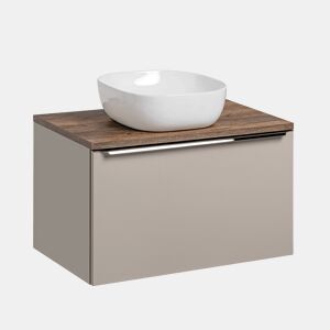 Móvel lavatório individual 80cm Éros Taupe