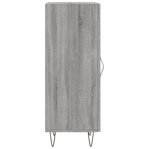 vidaXL Aparador 34,5x34x90 cm derivados de madeira sonoma cinzento