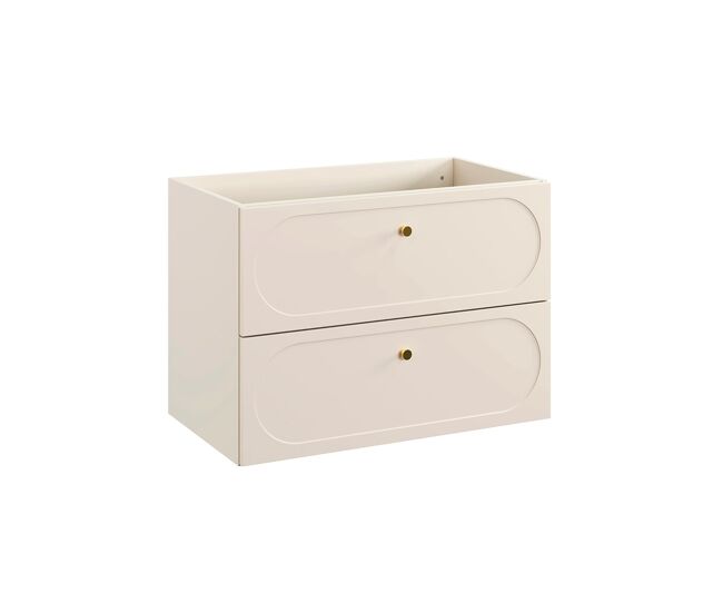 Mueble bajo lavabo 80cm sanae beige arena