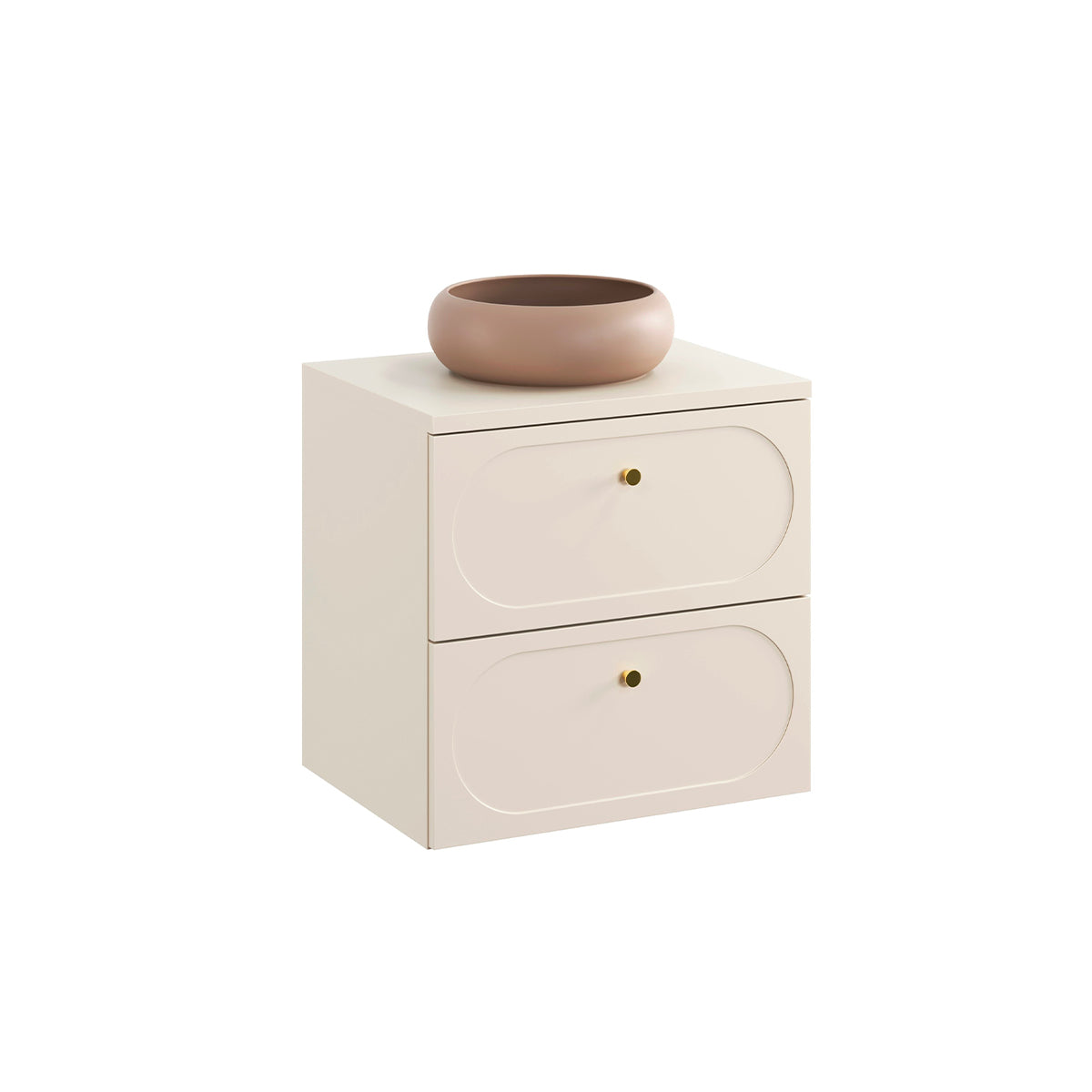 Mueble lavabo individual 60cm sanae beige arena