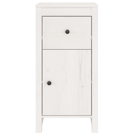 vidaXL Aparadores 2 pcs 40x35x80 cm madeira de pinho maciça branco vidaXL Aparadores 2 pcs 40x35x80 cm madeira de pinho maciça branco