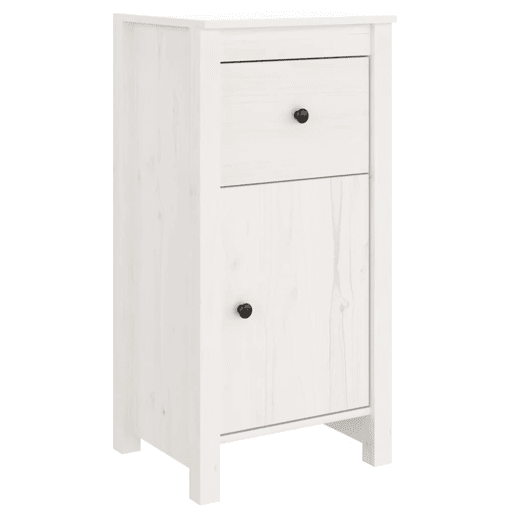 vidaXL Aparadores 2 pcs 40x35x80 cm madeira de pinho maciça branco vidaXL Aparadores 2 pcs 40x35x80 cm madeira de pinho maciça branco