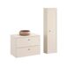 Conjunto mueble lavabo individual y columna Sanae 80 Conjunto mueble lavabo individual y columna Sanae 80 Beige