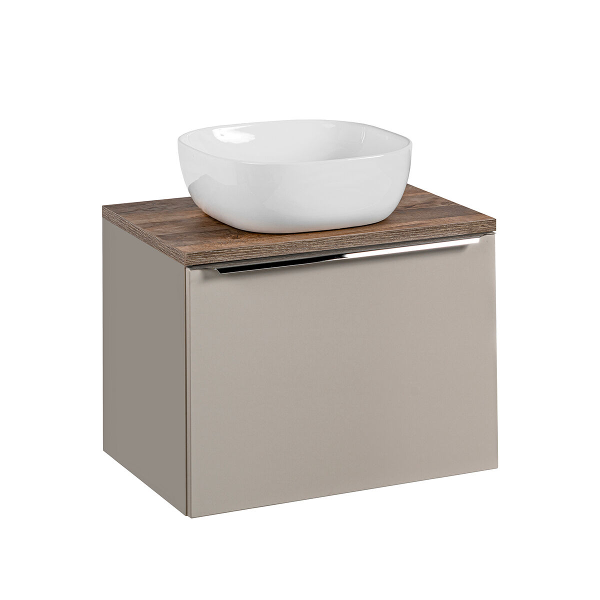 Mueble lavabo individual 60cm éros topo