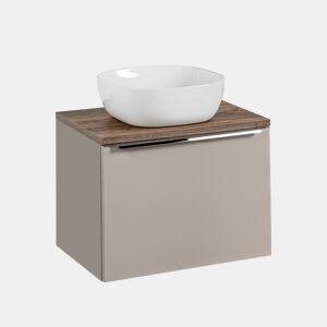 Móvel lavatório individual 60cm Éros Taupe