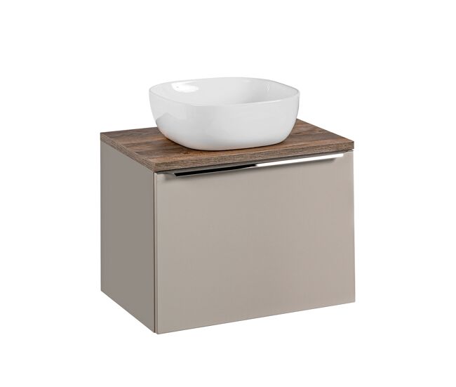 Mueble lavabo individual 60cm éros topo