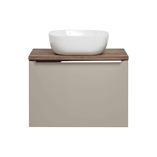Móvel lavatório individual 60cm Éros Taupe Móvel lavatório individual 60cm Éros Taupe