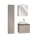 Conjunto mueble lavabo individual columna y armario de pared Éros Topo Eros 60 Conjunto mueble lavabo individual columna y armario de pared Éros Topo Eros 60 Topo
