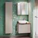 Conjunto mueble lavabo individual columna y armario de pared Éros Topo Eros 60 Conjunto mueble lavabo individual columna y armario de pared Éros Topo Eros 60 Topo