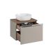 Conjunto mueble lavabo individual columna y armario de pared Éros Topo Eros 60 Conjunto mueble lavabo individual columna y armario de pared Éros Topo Eros 60 Topo