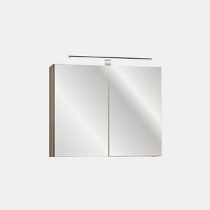 Espelho armário mural 80cm Éros Taupe