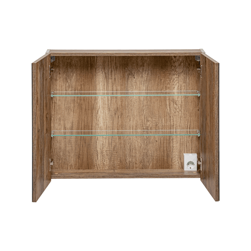 Espelho armário mural 80cm Éros Taupe