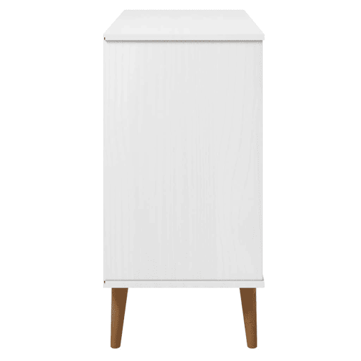 vidaXL Aparador MOLDE 90x40x80 cm pinho maciço branco vidaXL Aparador MOLDE 90x40x80 cm pinho maciço branco