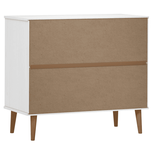 vidaXL Aparador MOLDE 90x40x80 cm pinho maciço branco vidaXL Aparador MOLDE 90x40x80 cm pinho maciço branco