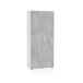 Armario multiusos 2 puertas 80 Armario multiusos 2 puertas 80 Blanco/ Gris