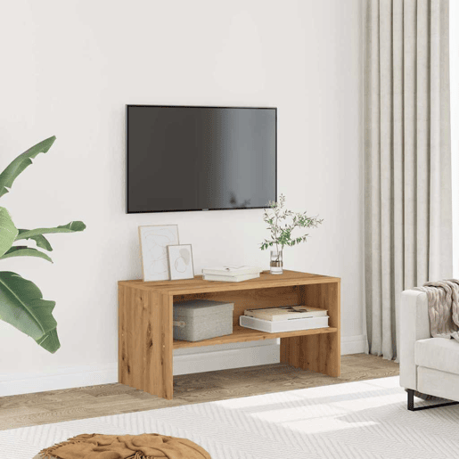 Móvel de TV - Modulo de TV - Armário de TV 80x40x40 cm derivados de madeira carvalho artisiano
