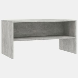 Móvel de TV - Modulo de TV - Armário de TV 80x40x40 cm contraplacado cinzento cimento