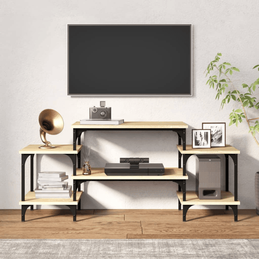 Móvel de TV - Modulo de TV - Armário de TV 117x35x52 cm derivados de madeira carvalho sonoma