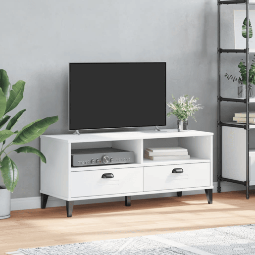 Móvel de TV - Modulo de TV - Armário de TV VIKEN derivados de madeira branco