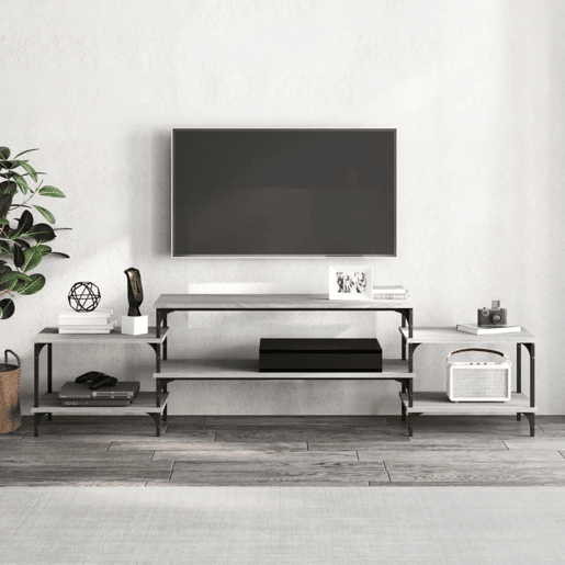 Móvel de TV - Modulo de TV - Armário de TV 197x35x52 cm derivados de madeira cinzento sonoma