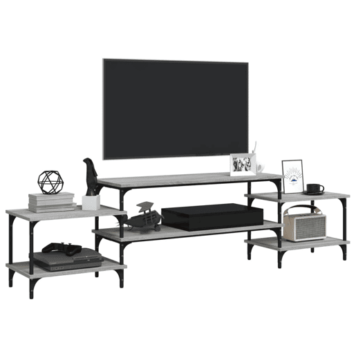 Móvel de TV - Modulo de TV - Armário de TV 197x35x52 cm derivados de madeira cinzento sonoma