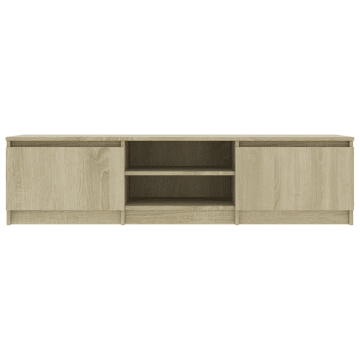 Móvel de TV - Modulo de TV - Armário de TV 140x40x35,5 cm derivados de madeira carvalho sonoma