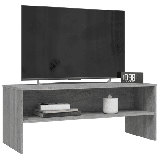 Móvel de TV - Modulo de TV - Armário de TV 100x40x40 cm derivados de madeira cinzento sonoma