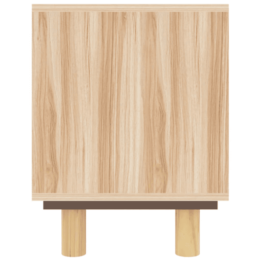 Móvel de TV - Modulo de TV - Armário de TV 105x30x40 cm pinho maciçovime natural castanho