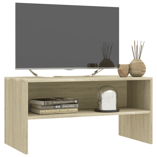 Móvel de TV - Modulo de TV - Armário de TV 80x40x40 cm derivados de madeira carvalho sonoma