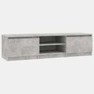 Móvel de TV - Modulo de TV - Armário de TV derivados de madeira cinzento concreto