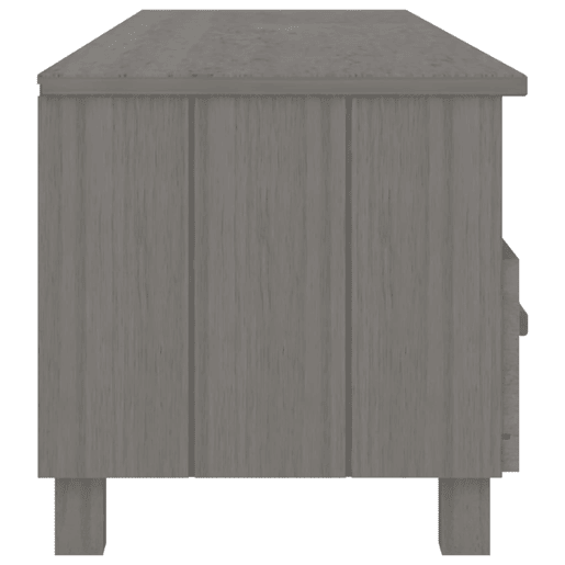 Móvel de TV - Modulo de TV - Armário de TV HAMAR 158x40x40 cm pinho maciço cinza-claro