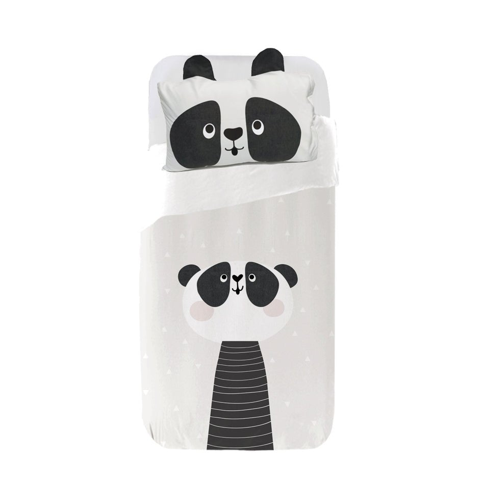 Juego de funda nórdica Infantil Panda
