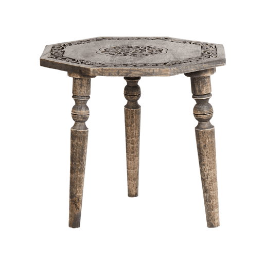 Mesa de apoio WANDILO Mangueira de mangueira Castanho