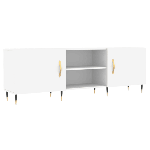 Móvel para TV - Móvel de TV - Armário de TV 150x30x50 cm derivados de madeira branco