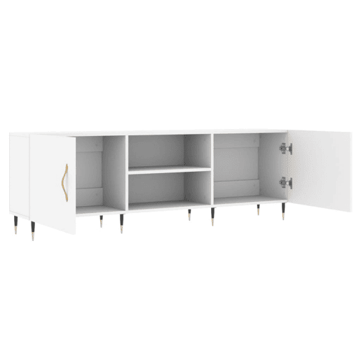 Móvel para TV - Móvel de TV - Armário de TV 150x30x50 cm derivados de madeira branco