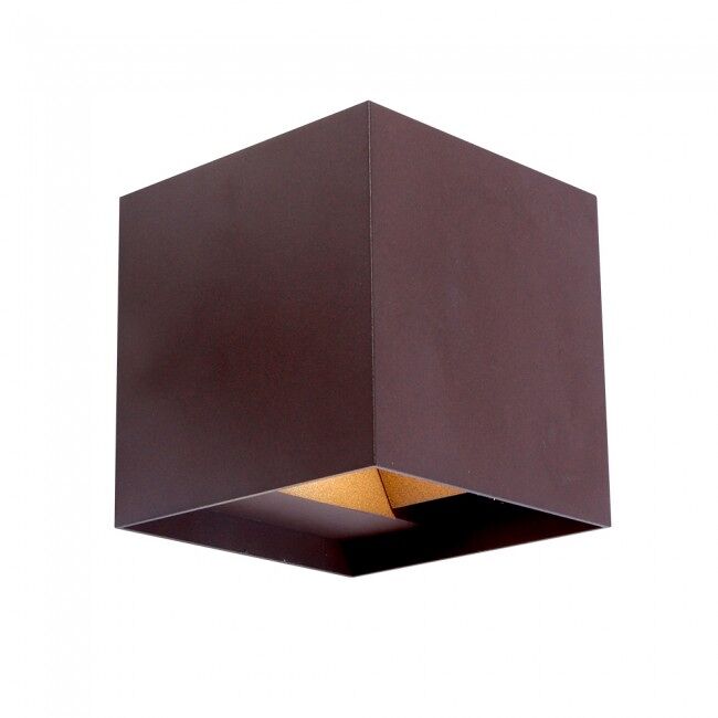 Aplique led de exterior leva óxido 2x5w - 4000k marca wonderlamp