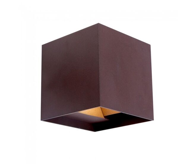 Aplique led de exterior leva óxido 2x5w - 4000k marca wonderlamp