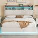 Cama con almacenamiento 200x160 Cama con almacenamiento 200x160 Blanco