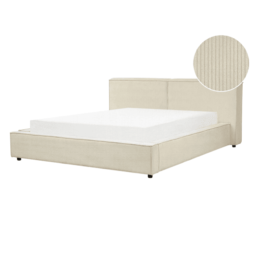 Cama de água Bombazine LINARDS 160 x 200 cm Creme