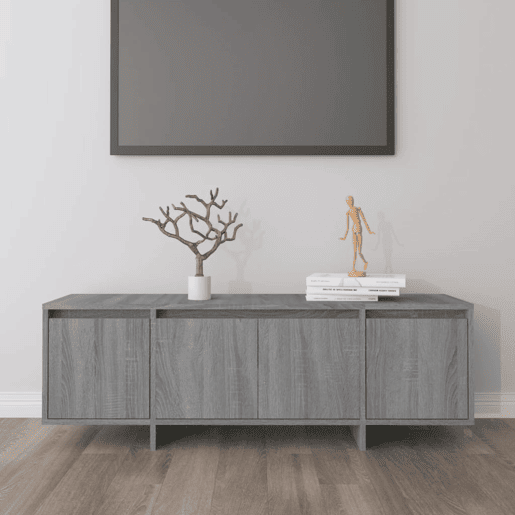 Móvel de TV - Modulo de TV - Armário de TV 120x30x40,5 cm aglomerado cor sonoma cinzento