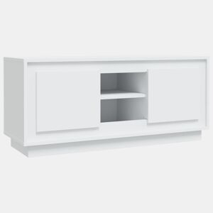 Móvel para TV - Móvel de TV - Armário de TV 102x35x45 cm madeira processada branco