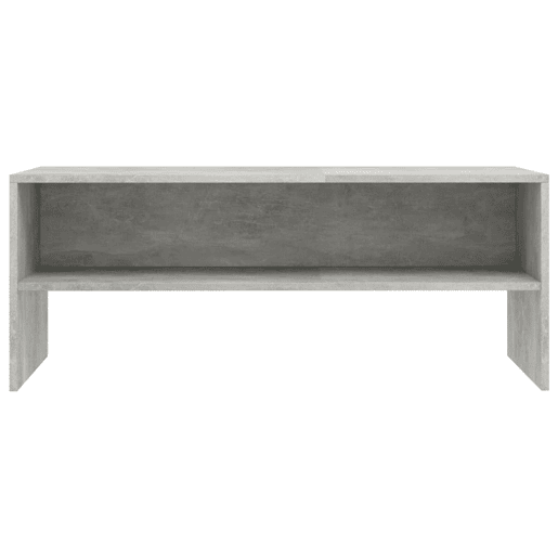 Móvel p TV, Armário de TV 100x40x40 cm derivados de madeira cinzento cimento