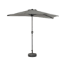 Meio guarda-chuva para varanda 2,5m, Calvi, Verde caqui, 250x250x228 cm