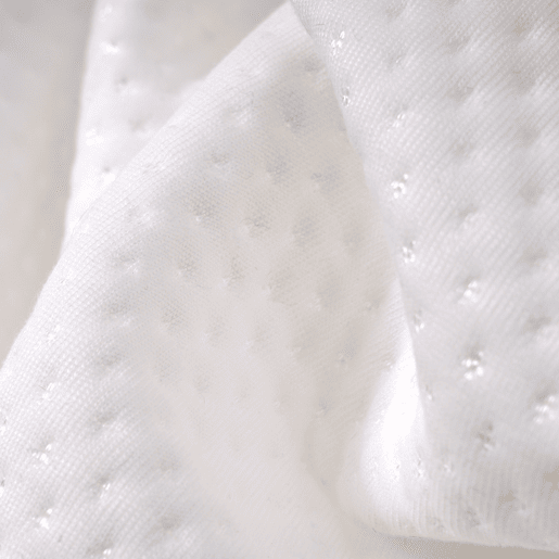 Colchão de espuma 90x200 cm, espessura 20 cm - dureza H3&H2 - feito de fibras laváveis - Branco