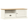Móvel de TV - Modulo de TV - Armário de TV VIGO 106x40x40 cm madeira de pinho maciça branco