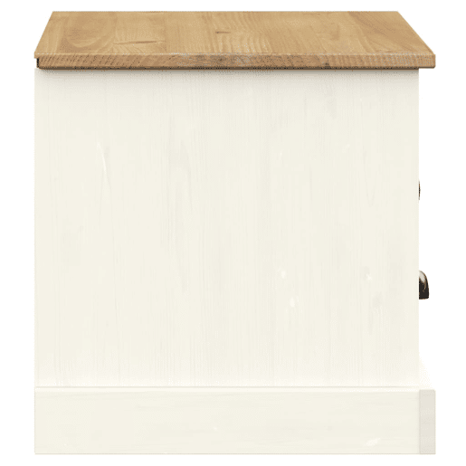 Móvel de TV - Modulo de TV - Armário de TV VIGO 106x40x40 cm madeira de pinho maciça branco Móvel de TV - Modulo de TV - Armário de TV VIGO 106x40x40 cm madeira de pinho maciça branco