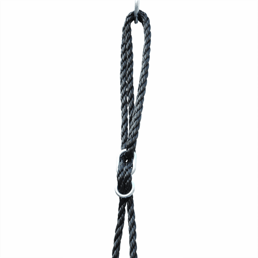 Baloiço de ninho de pássaro para pórtico, 60cm, Aquilons, Preto, 60x60x180 cm