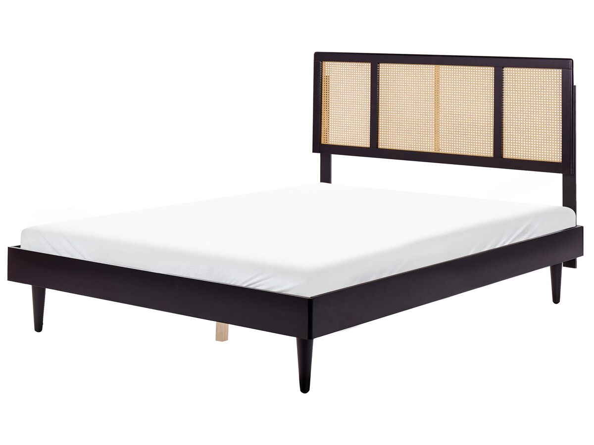 Beliani Cama Madera de caucho AURAY 165x204
